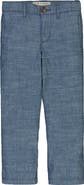 Hope & Henry Baby Boys' Organic Chambray Suit Pant, Infant