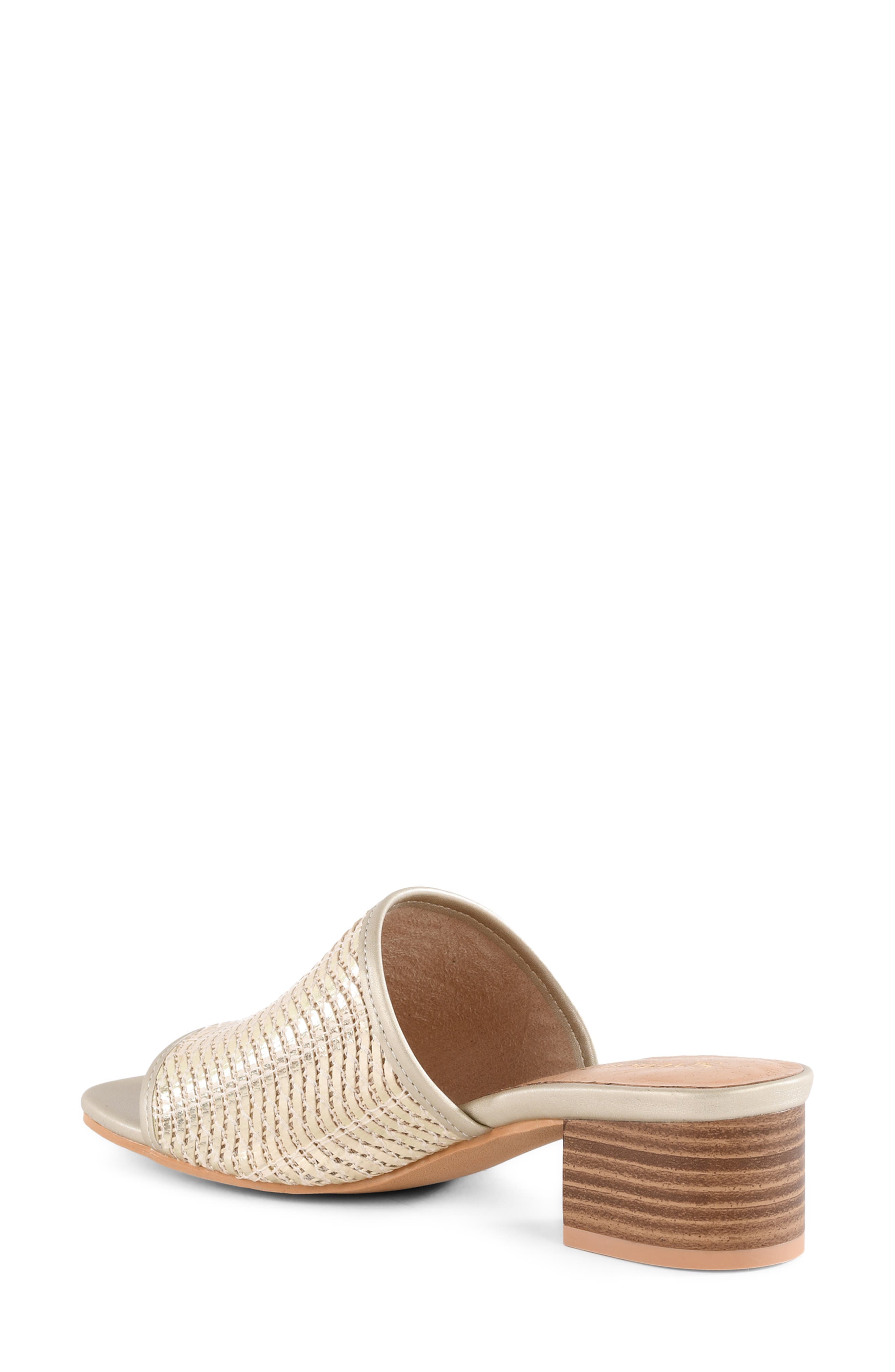 Seychelles Pepper Slide Sandal, Alternate, color, Light Gold