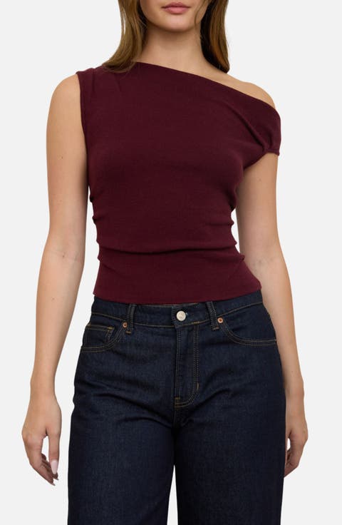 Asymmetrical Rib Top
