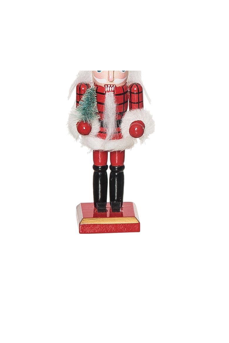 Nutcracker W/Tree Christmas Ornament, Alternate, color, Red