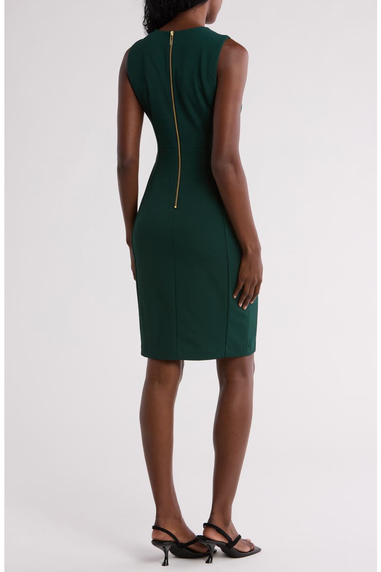 Sleeveless Sheath Dress, Alternate, color, MALACHITE