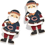 BaubleBar Women's BaubleBar Chicago Bears Santa Claus Earrings