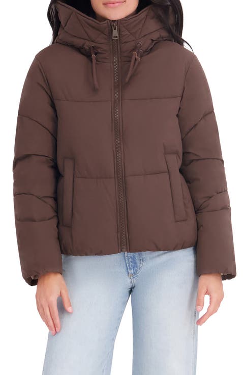 Short Hooded Puffer Jacket