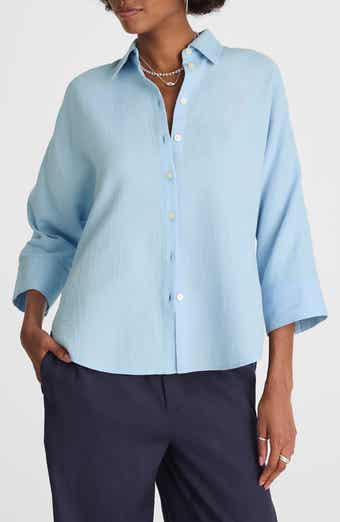 Madewell Cotton Double Gauze Oversize Shirt