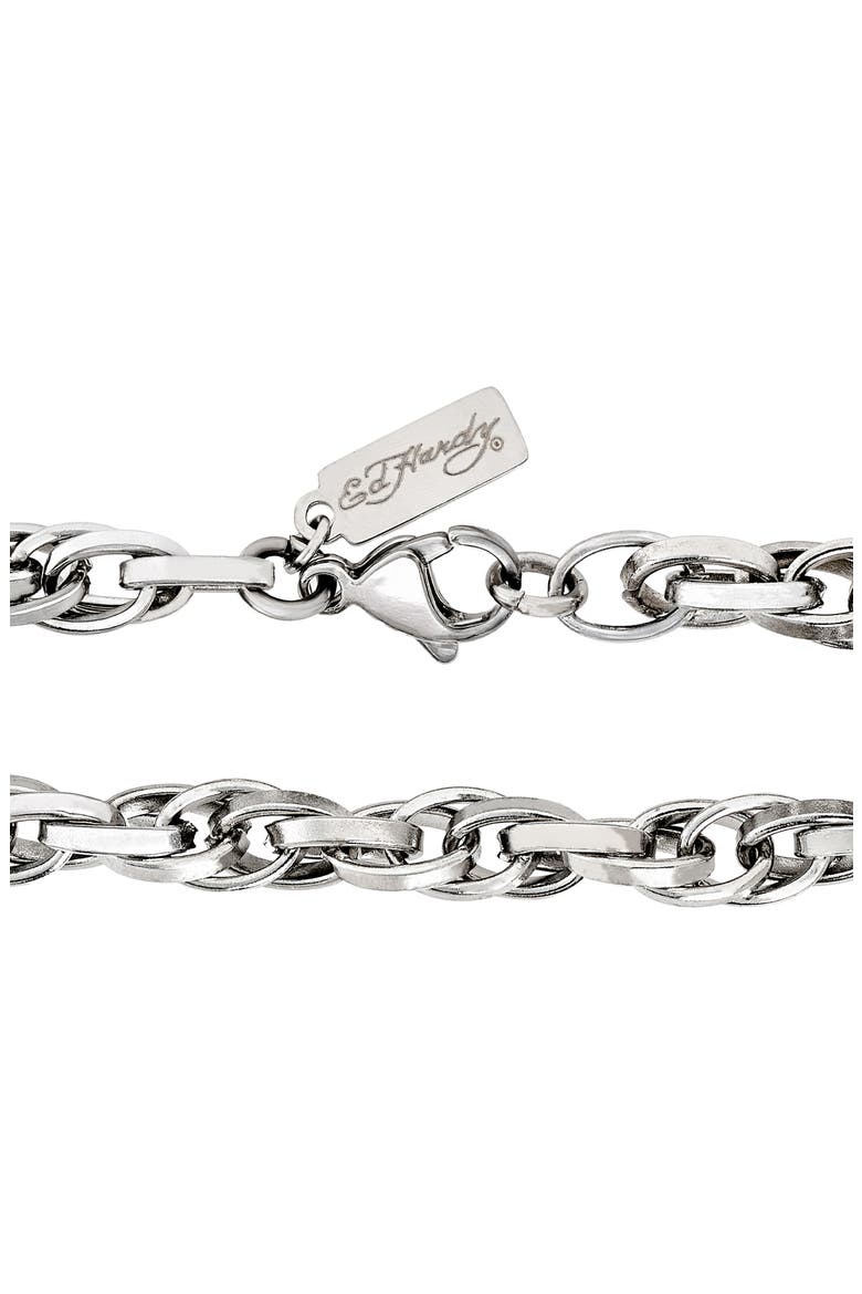 Men's Rolo Chain Bracelet, Alternate, color, SILVER