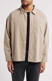 FRAME Relaxed Fit Denim Button-Up Shirt