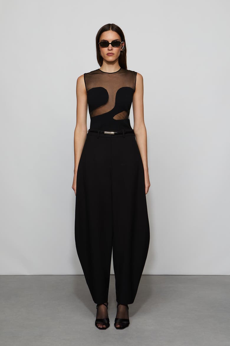 Frankie Knit Top, Main, color, Black