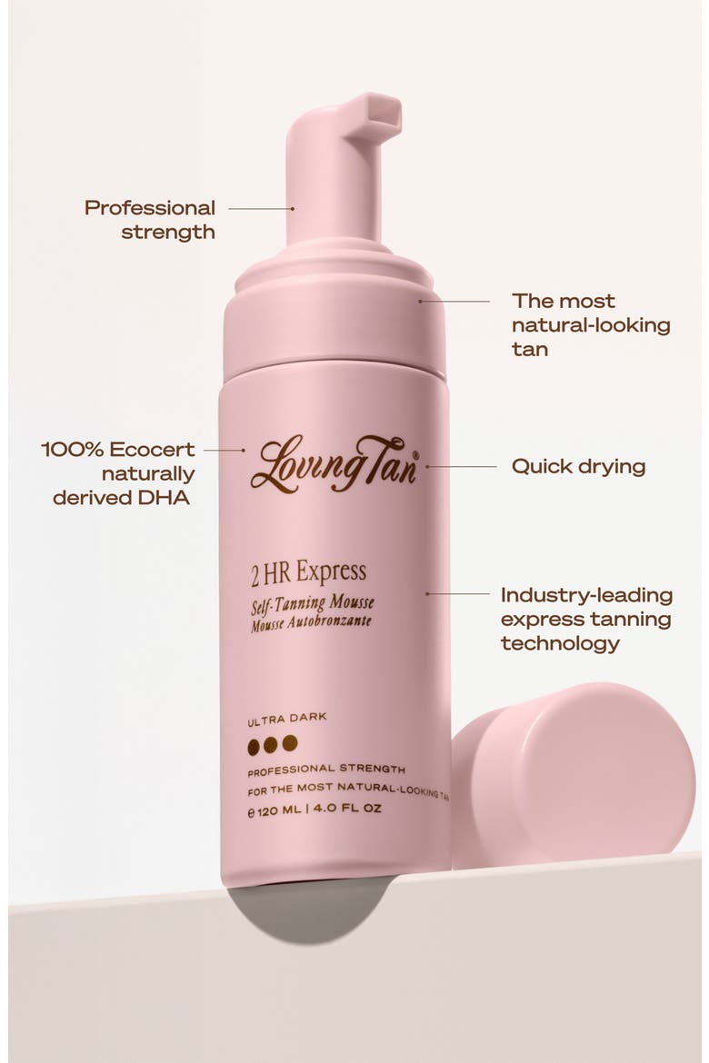 2 HR Express Self-Tanning Mousse, Alternate, color, ULTRA DARK
