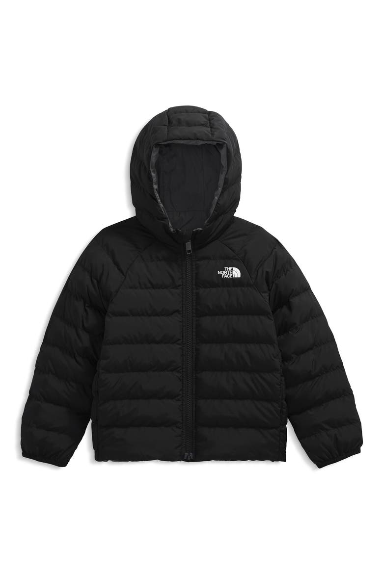 Kids' Perrito Reversible Water Repellent Jacket, Main, color, TNF BLACK SMOKED PEA
