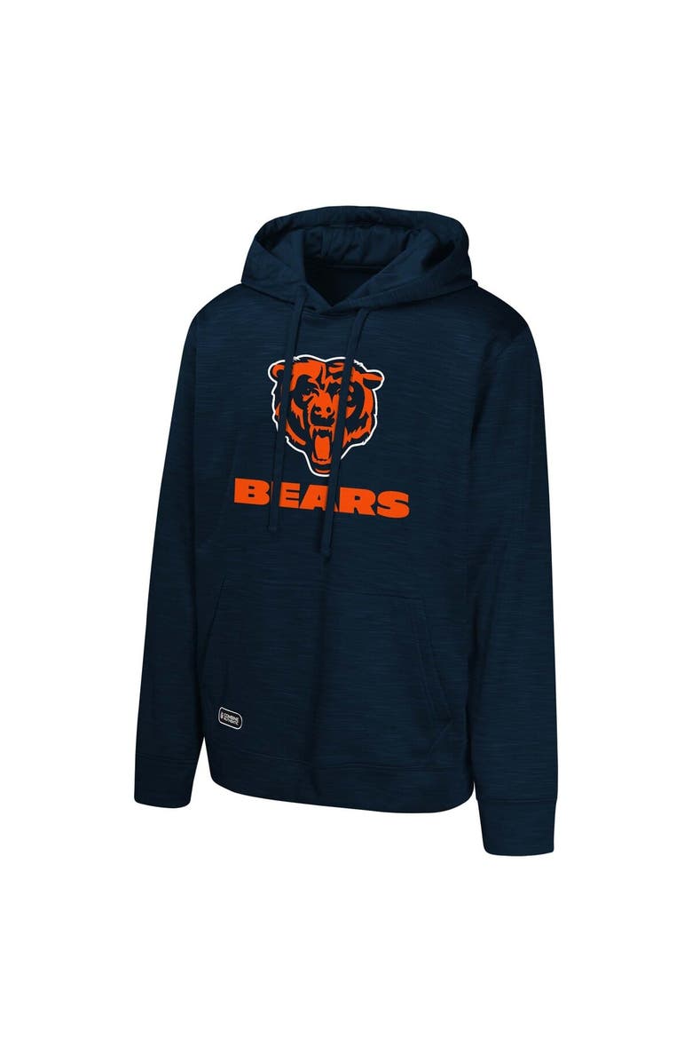 Outerstuff Men's Navy Chicago Bears Streak Fleece Pullover Hoodie, Alternate, color,