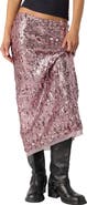 Free People Intimately FP Party Trick Sequin Midi Skirt