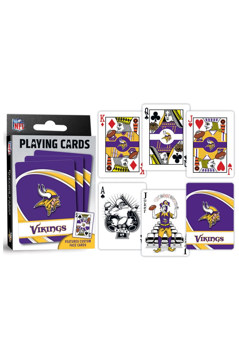 Minnesota Vikings Playing Cards, Alternate, color, Multicolor