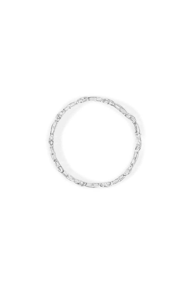 14K White Gold 1.0 Cttw Invisible-Set Princess Diamond Tennis Bracelet (H-I Color, SI1-SI2 Clarity) - 7", Alternate, color, White Gold