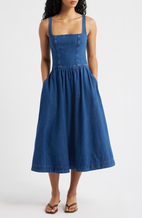 Janu Denim Midi Dress
