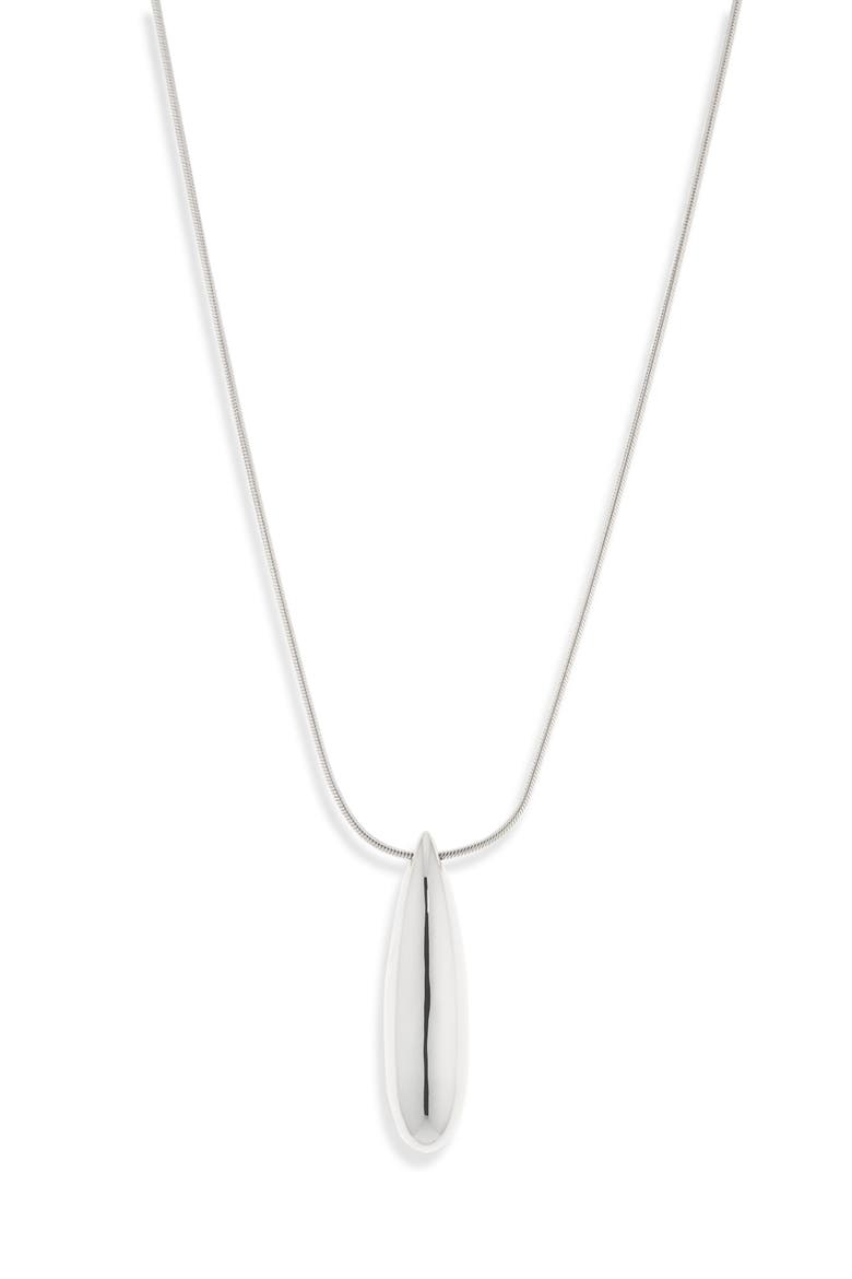 Dolly Pendant Necklace, Main, color, SILVER