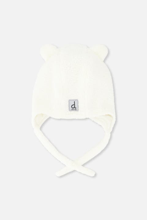 Winter Fleece Bear Ears Earflap Hat