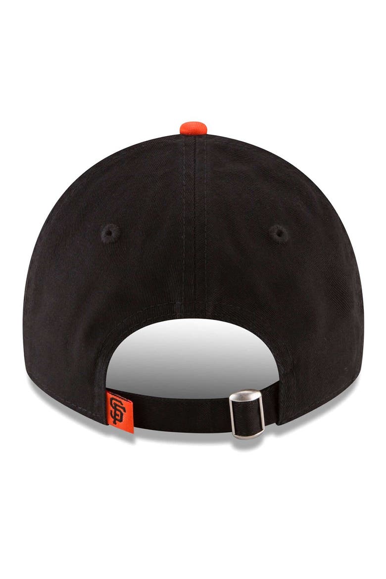 Men's New Era Black San Francisco Giants Replica Core Classic 9TWENTY Adjustable Hat, Alternate, color, Black
