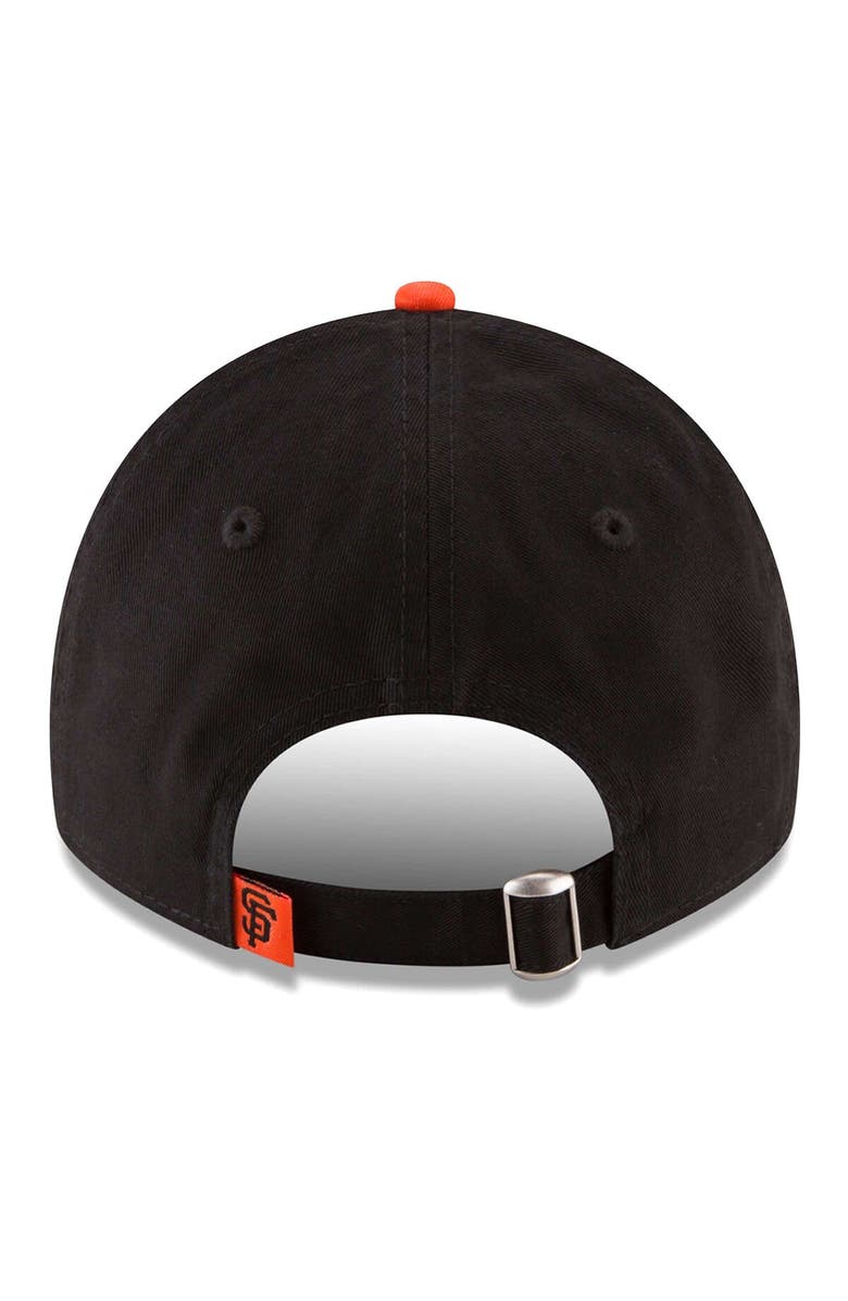 New Era Men's New Era Black San Francisco Giants Replica Core Classic 9TWENTY Adjustable Hat, Alternate, color, 