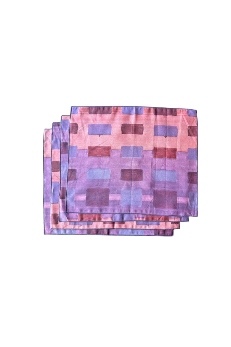 Tapestry Placemat - Set of 4, Main, color, Pink