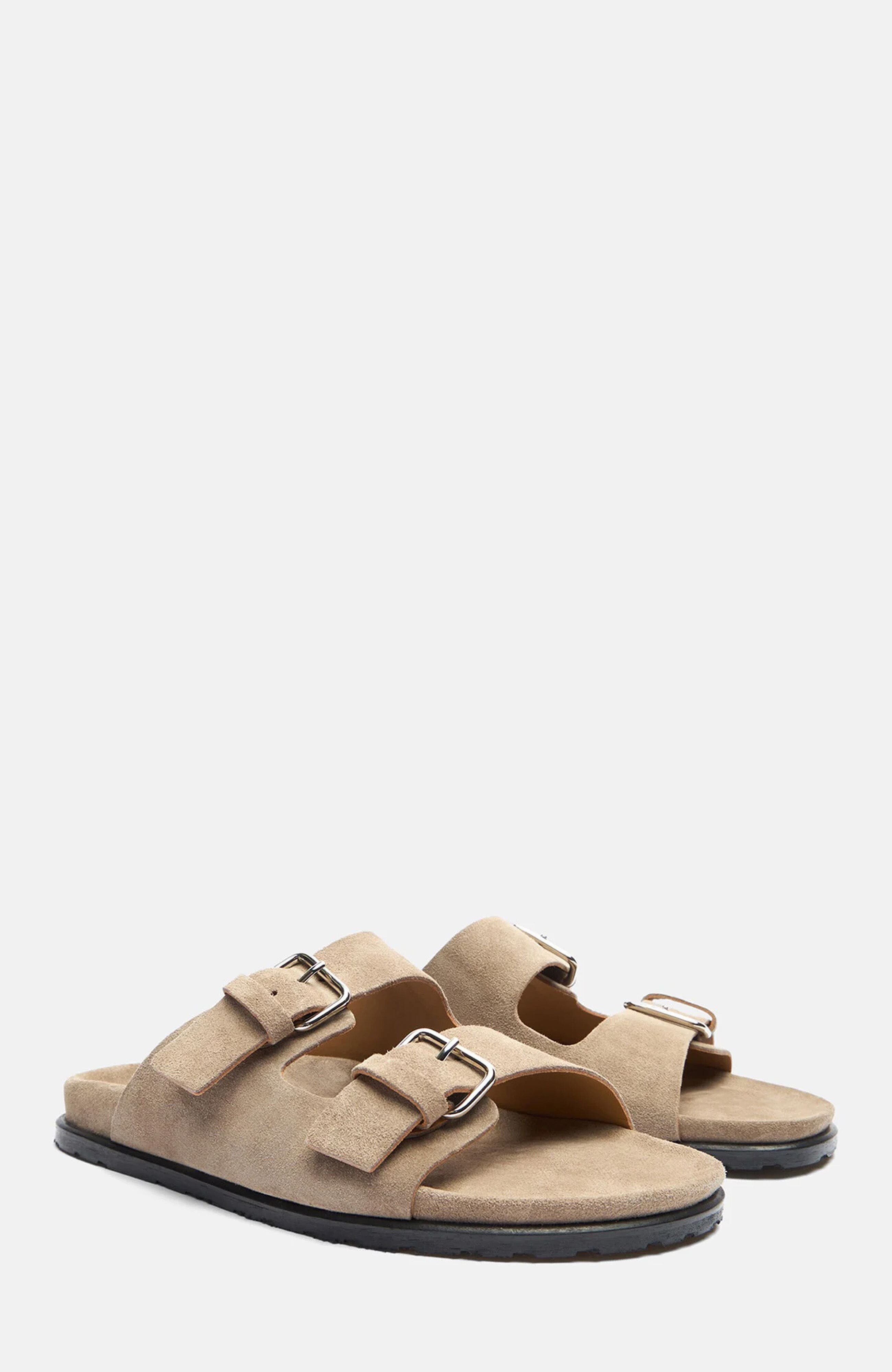 Enea Sandals, Alternate, color, Beige - Suede