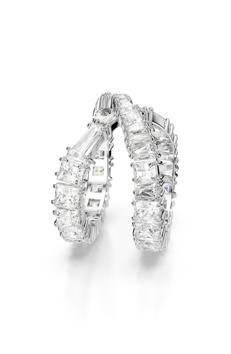 Swarovski Hyperbola Ring, Alternate, color, White