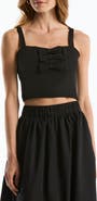 Laundry by Shelli Segal Bow Detail Bustier Top
