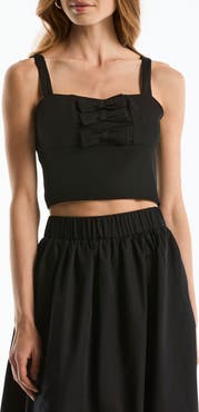 Laundry by Shelli Segal Bow Detail Bustier Top
