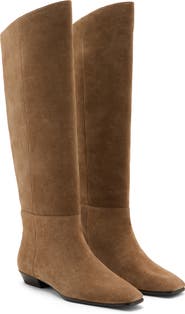 MANGO Suede Knee High Boot