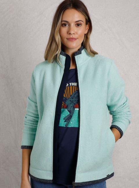 Ariana Full Zip Grid Fleece