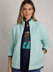 Weird Fish Ariana Full Zip Grid Fleece
