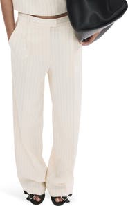 MANGO Cadena Pantalon Pinstripe Pants