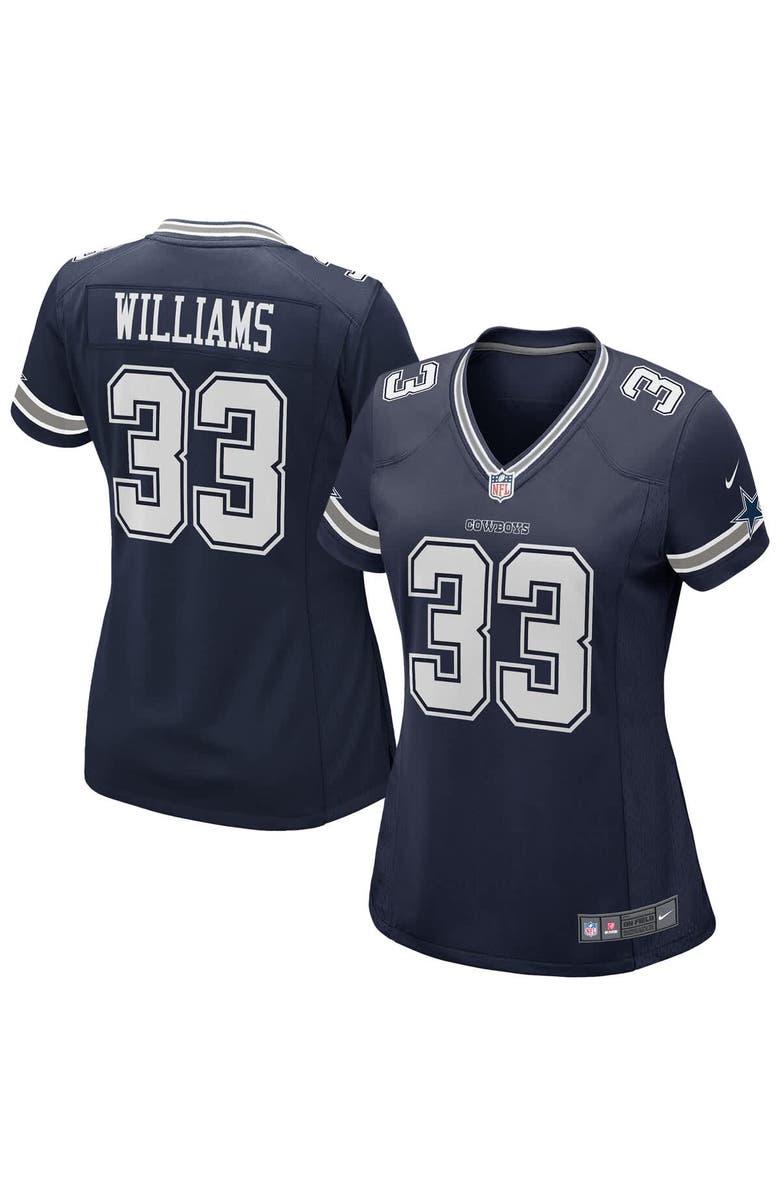 Nike Women's Nike Javonte Williams Navy Dallas Cowboys Team Game Jersey, Main, color, Navy