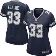 Nike Women's Nike Javonte Williams Navy Dallas Cowboys Team Game Jersey