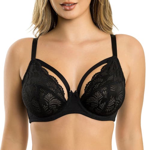 Parfait Olivia Lace Unlined Bra In Black