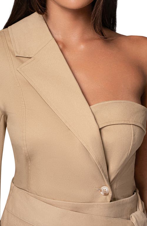 Jluxlabel Amal One-shoulder Blazer Top