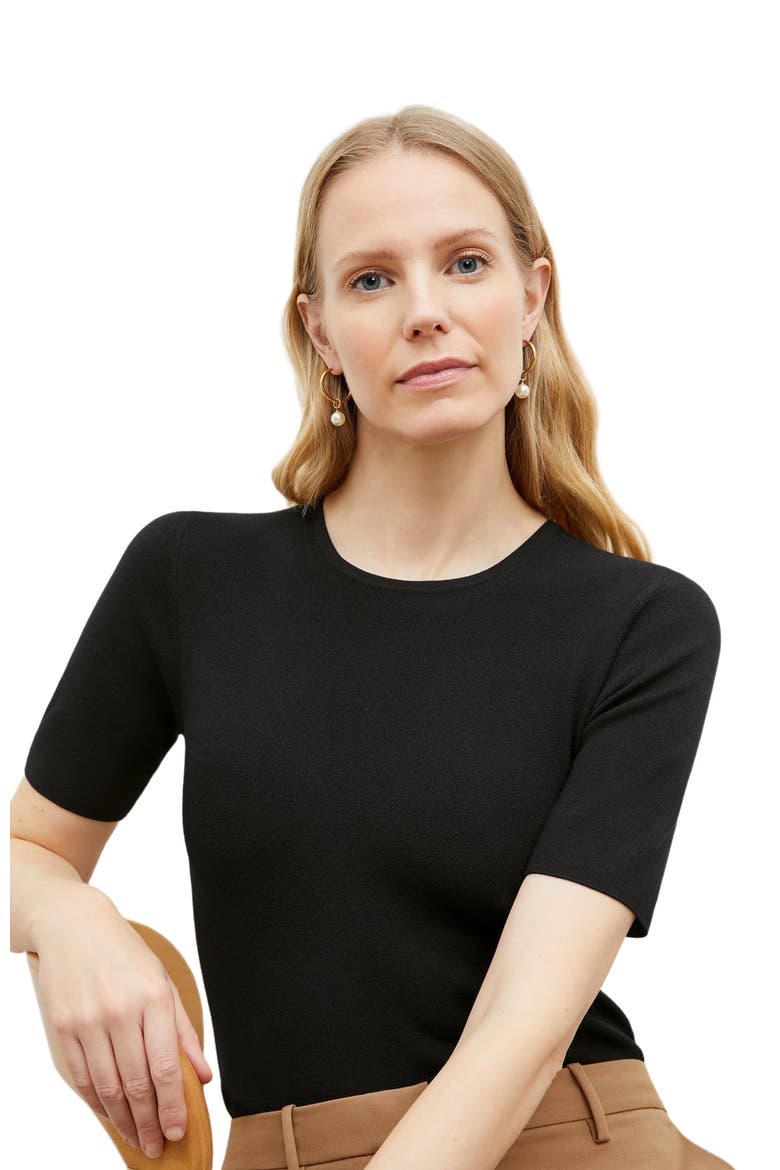 Choe Eco 365Knit Top, Main, color, Black