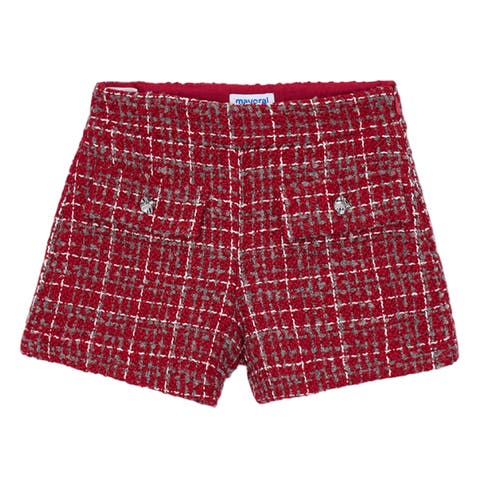 Tweed Button Shorts