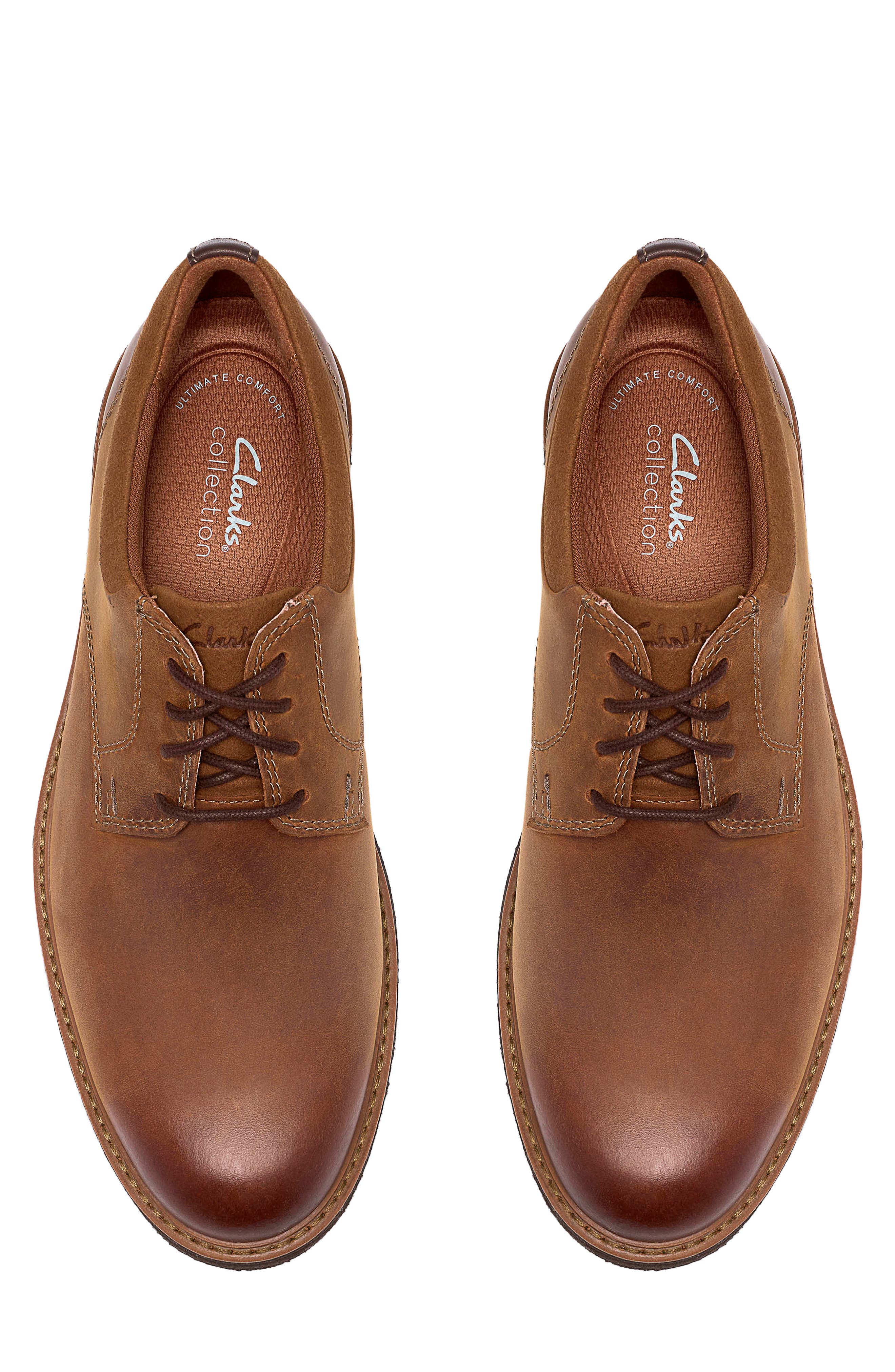Baystone Plain Derby, Alternate, color, LIGHT BROWN LEA