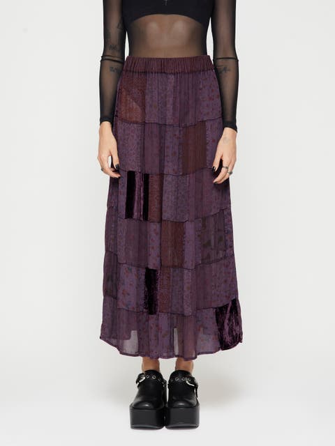 Mabel Floral Patchwork Skirt