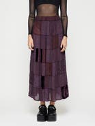 Disturbia Mabel Floral Patchwork Skirt