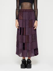 Disturbia Mabel Floral Patchwork Skirt