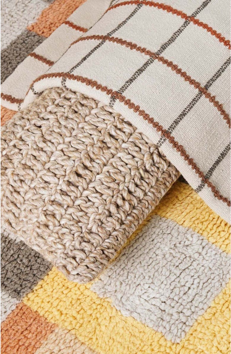 Studio Variously Cider Textured Neutral Brown Large Lumbar Pillow, Alternate, color, 