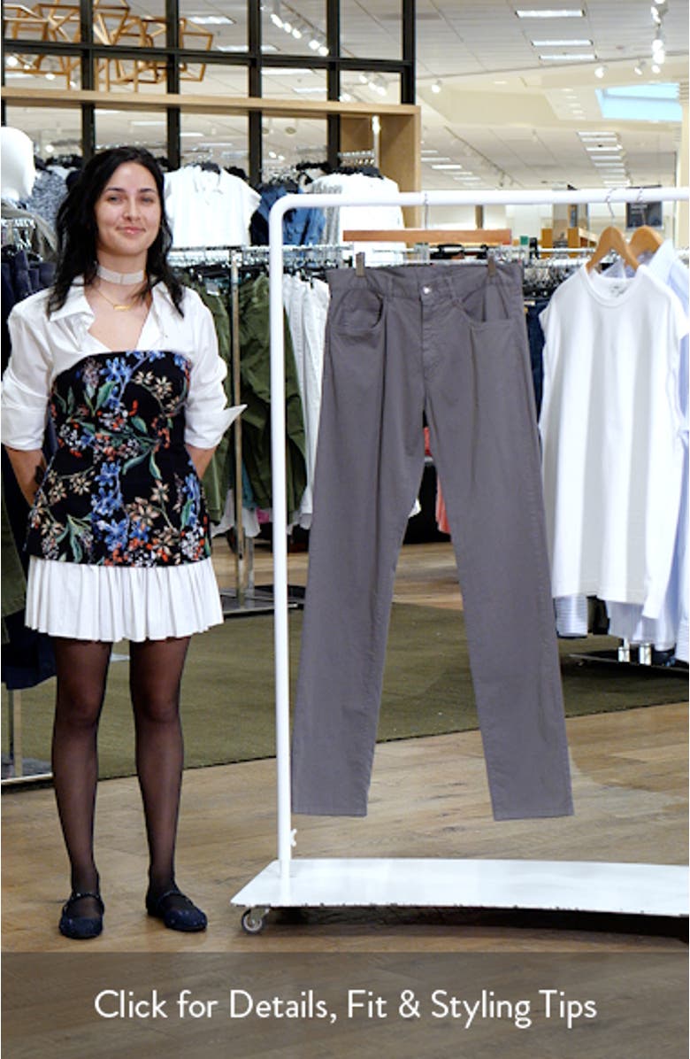 Regular Fit 5-Pocket Cotton Stretch Twill Pants, sales video thumbnail