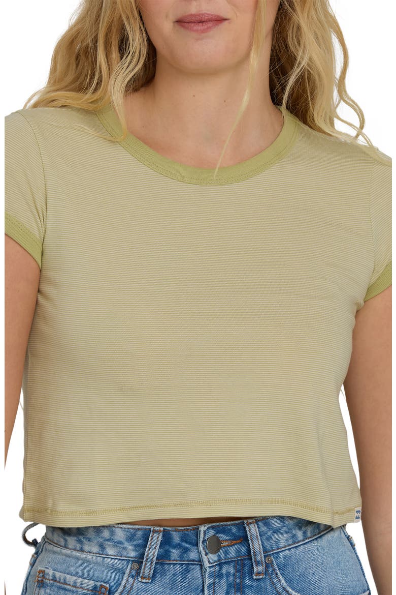Daily Stripe Baby Tee, Alternate, color, CACTUS
