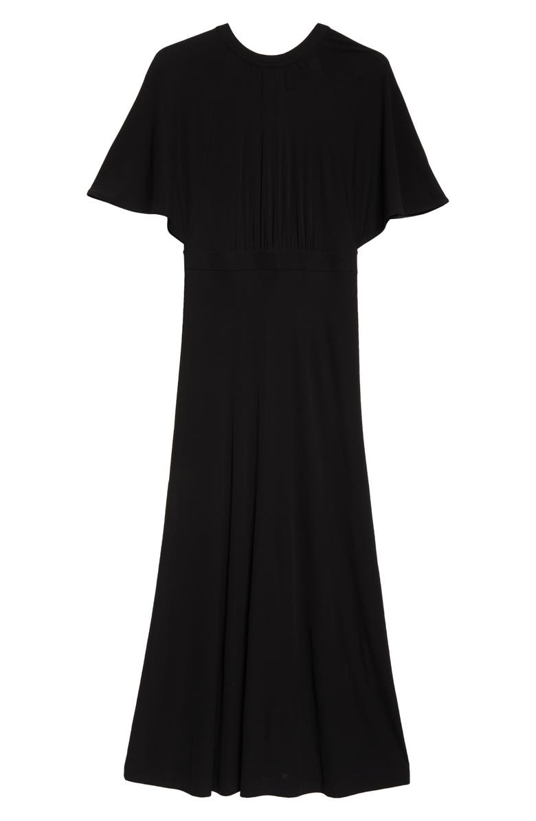 TOTEME Elbow Sleeve Jersey Dress, Alternate, color, 