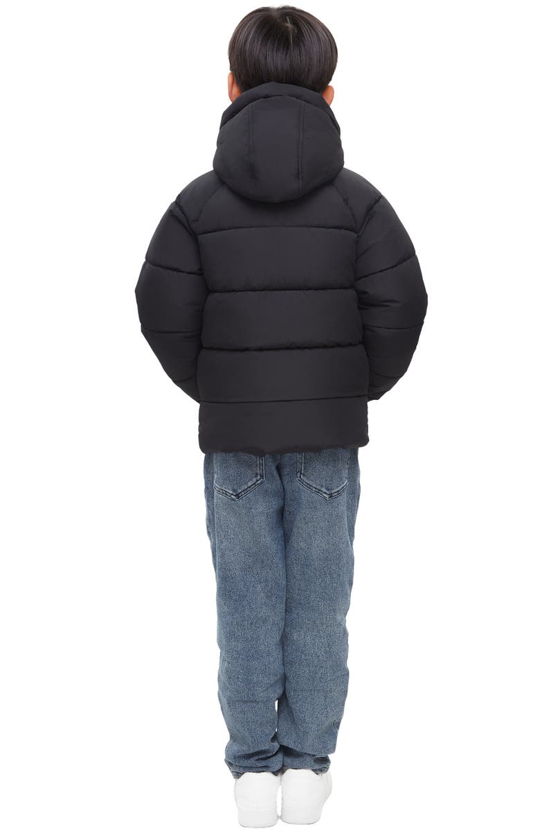 Rokka&Rolla Kids' Shield Puffer Jacket, Alternate, color, Black