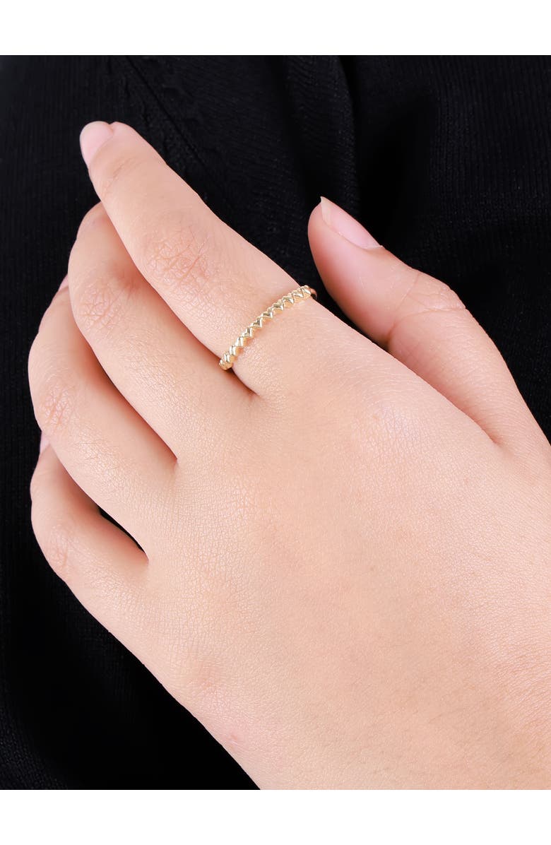 DEVATA Sweet Heart Ring in 14K Gold, Alternate, color, Yellow Gold