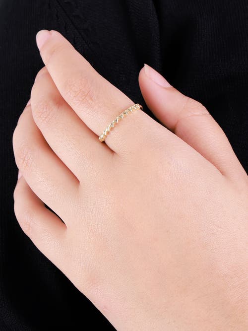 Devata Sweet Heart Ring In Gold