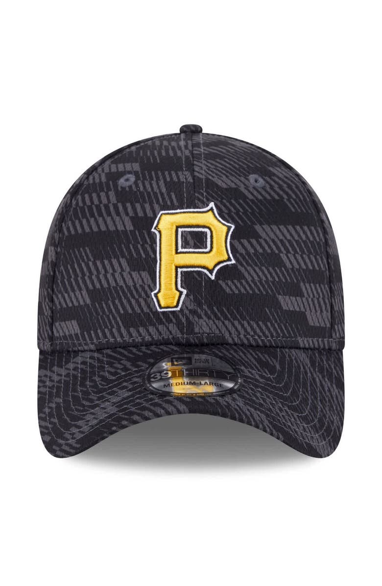 New Era Men's New Era Black Pittsburgh Pirates 2025 MLB Clubhouse 39THIRTY Flex Hat, Alternate, color, 