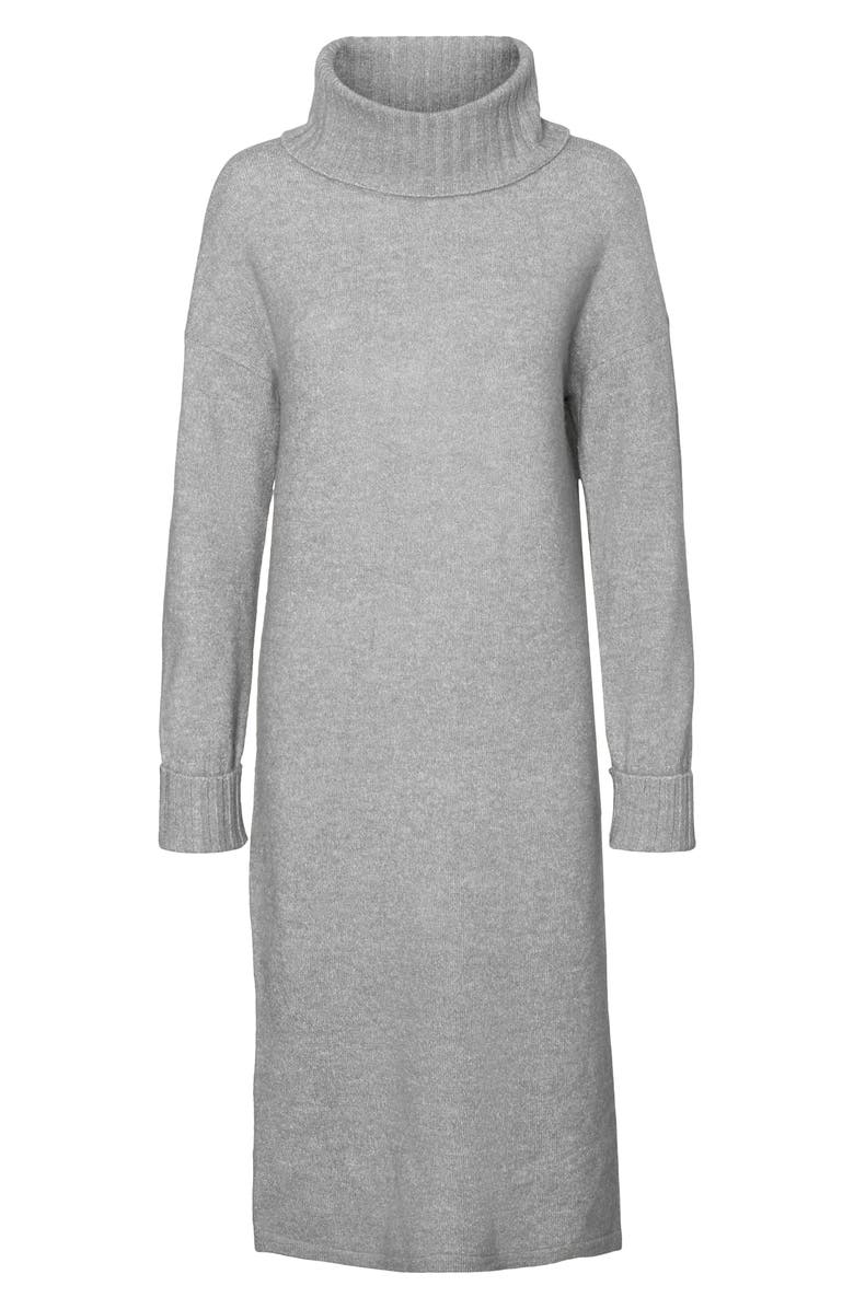 VERO MODA Gaiva Turtleneck Long Sleeve Sweater Dress | Nordstromrack